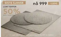 Skeidar Lom teppe tilbud