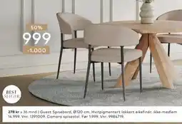 Skeidar Camaro spisestol tilbud