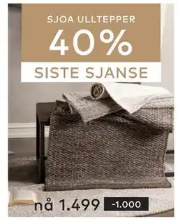 Skeidar SJOA ULLTEPPER tilbud