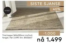 Skeidar Tind teppe tilbud