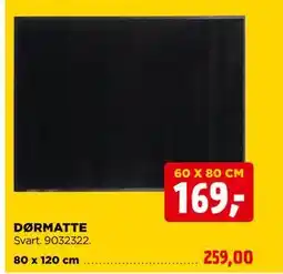 jem & fix DØRMATTE tilbud