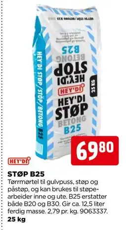 jem & fix STØP B25 tilbud