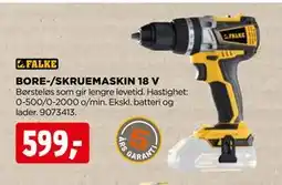 jem & fix BORE-/SKRUEMASKIN 18 V tilbud