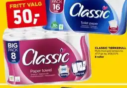 jem & fix CLASSIC TØRKERULL tilbud