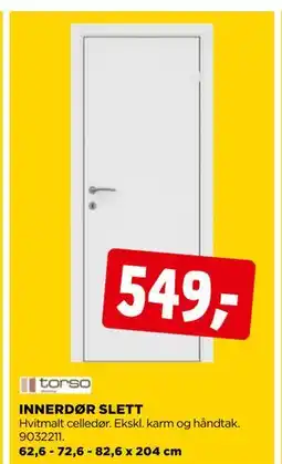 jem & fix INNERDØR SLETT tilbud