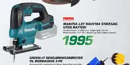Coop Byggmix MAKITIA LXT DJV184 STIKKSAG UTEN BATTERI tilbud