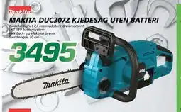 Coop Byggmix MAKITA DUC307Z KJEDESAG UTEN BATTERI tilbud