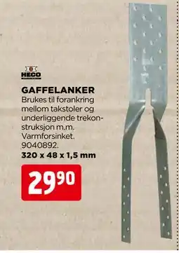 jem & fix GAFFELANKER tilbud