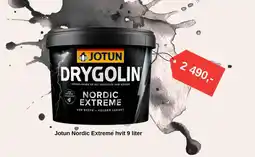 Montér JOTUN Nordic extreme hvit tilbud