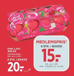Meny PINK LADY Æbler tilbud