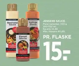Meny JENSENS Sauce tilbud