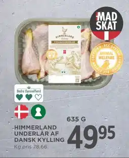 Meny HIMMERLAND Underlår af dansk kylling tilbud