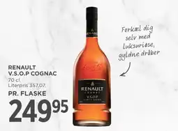 Meny RENAULT V.S.O.P Cognac tilbud