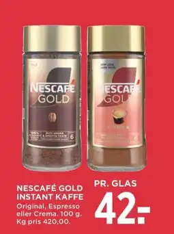 Meny NESCAFÉ Gold instant kaffe tilbud