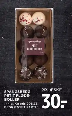 Meny SPANGSBERG Petit fløde- boller tilbud