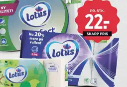 Meny LOTUS Køkkenruller tilbud