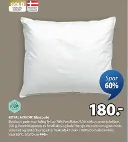 JYSK ROYAL NORDIC fiberpute tilbud
