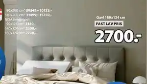 JYSK Gavl 180x124 cm tilbud