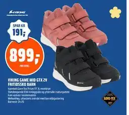 Coop Obs VIKING GAME MID GTX 2V FRITIDSSKO BARN tilbud
