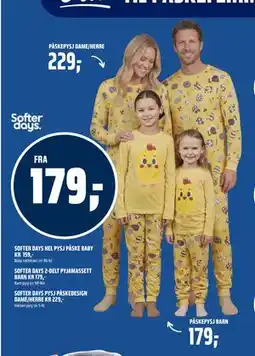 Coop Obs SOFTER DAYS PYSJ PÅSKEDESIGN DAME/HERRE tilbud