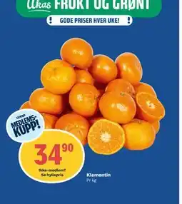 Coop Obs Klementin, Medlemspris tilbud