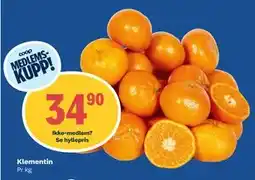 Coop Obs Klementin, Medlemspris tilbud