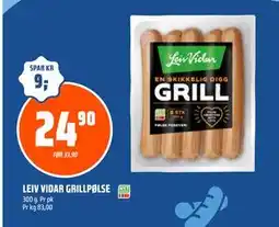 Coop Obs LEIV VIDAR GRILLPØLSE tilbud