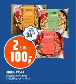 Coop Obs FINDUS PASTA tilbud