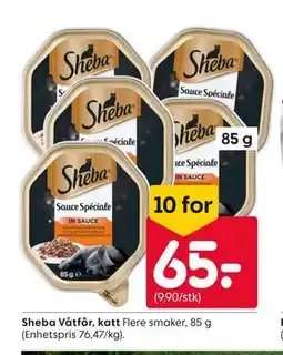 Rusta Sheba Våtfôr, katt tilbud