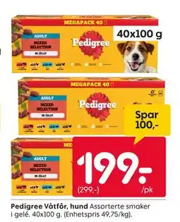 Rusta Pedigree Våtfôr, hund tilbud
