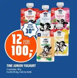 Coop Obs TINE JUNIOR YOGHURT tilbud