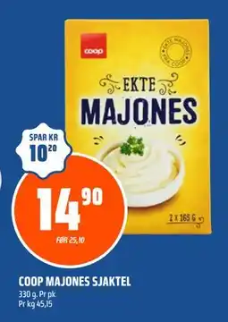 Coop Obs COOP MAJONES SJAKTEL tilbud