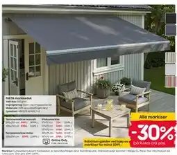 Rusta Terrassemarkise manuell tilbud