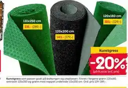Rusta Kunstgress tilbud