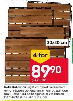 Rusta Helle Bahamas tilbud