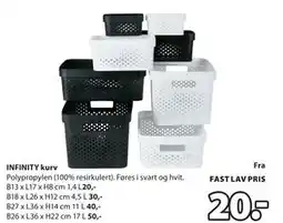 JYSK INFINITY kurv tilbud
