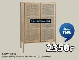 JYSK SALTVIG skap tilbud