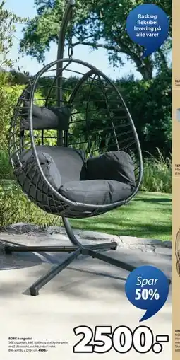 JYSK BORK hengestol tilbud