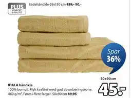 JYSK IDALA håndkle tilbud