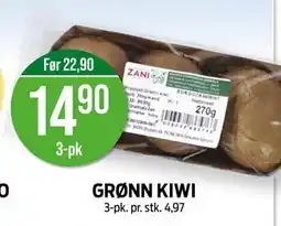 Kiwi GRØNN KIWI tilbud