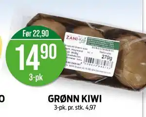 Kiwi GRØNN KIWI tilbud