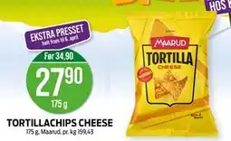 Kiwi TORTILLACHIPS CHEESE tilbud