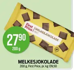 Kiwi MELKESJOKOLADE tilbud