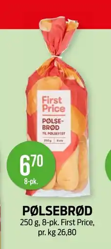 Kiwi PØLSEBRØD tilbud