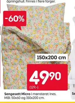 Rusta Sengesett Micro tilbud