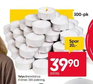Rusta Telys tilbud