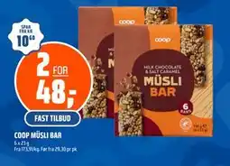 Coop Obs COOP MÜSLI BAR tilbud