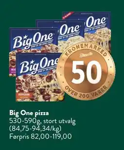 Jacobs Big One pizza tilbud
