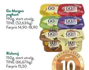 Jacobs Go Morgen yoghurt tilbud