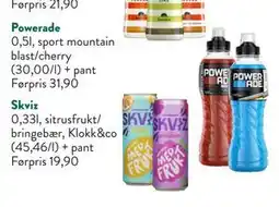 Jacobs Powerade tilbud